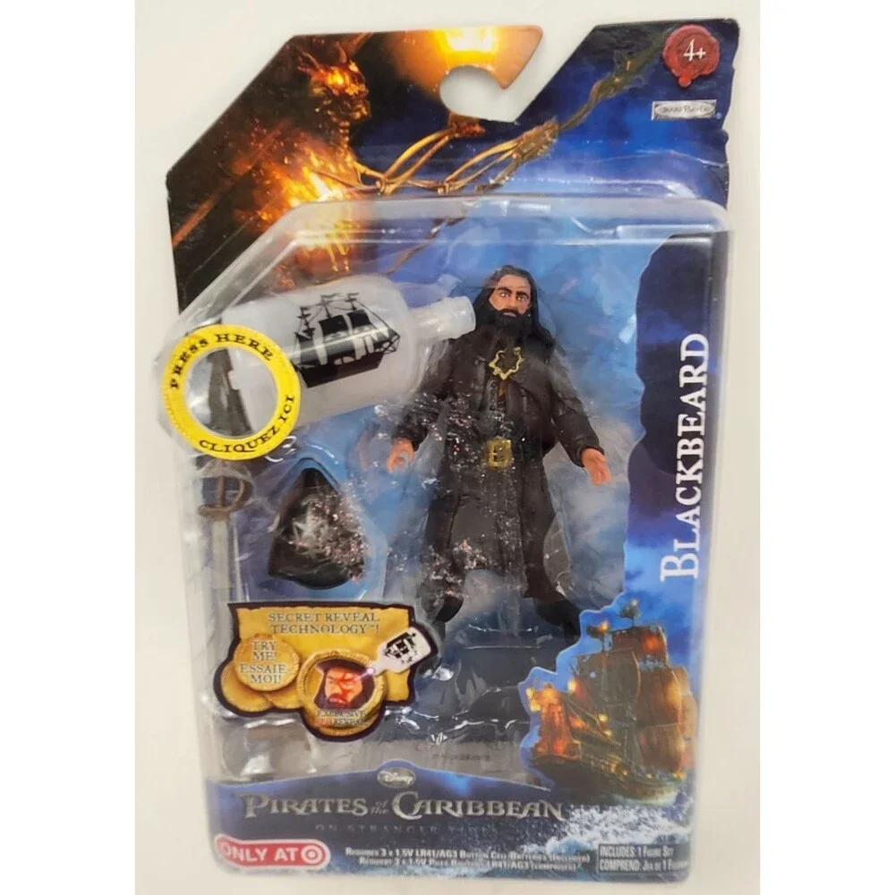 Pirates Of The Caribbean on Stranger Tides BlackBeard Action Figure New Sealed